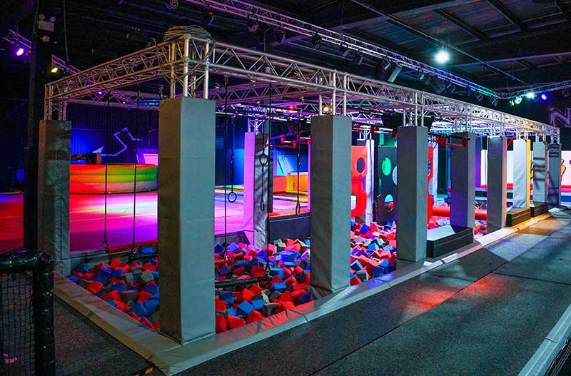Colourful ball pit