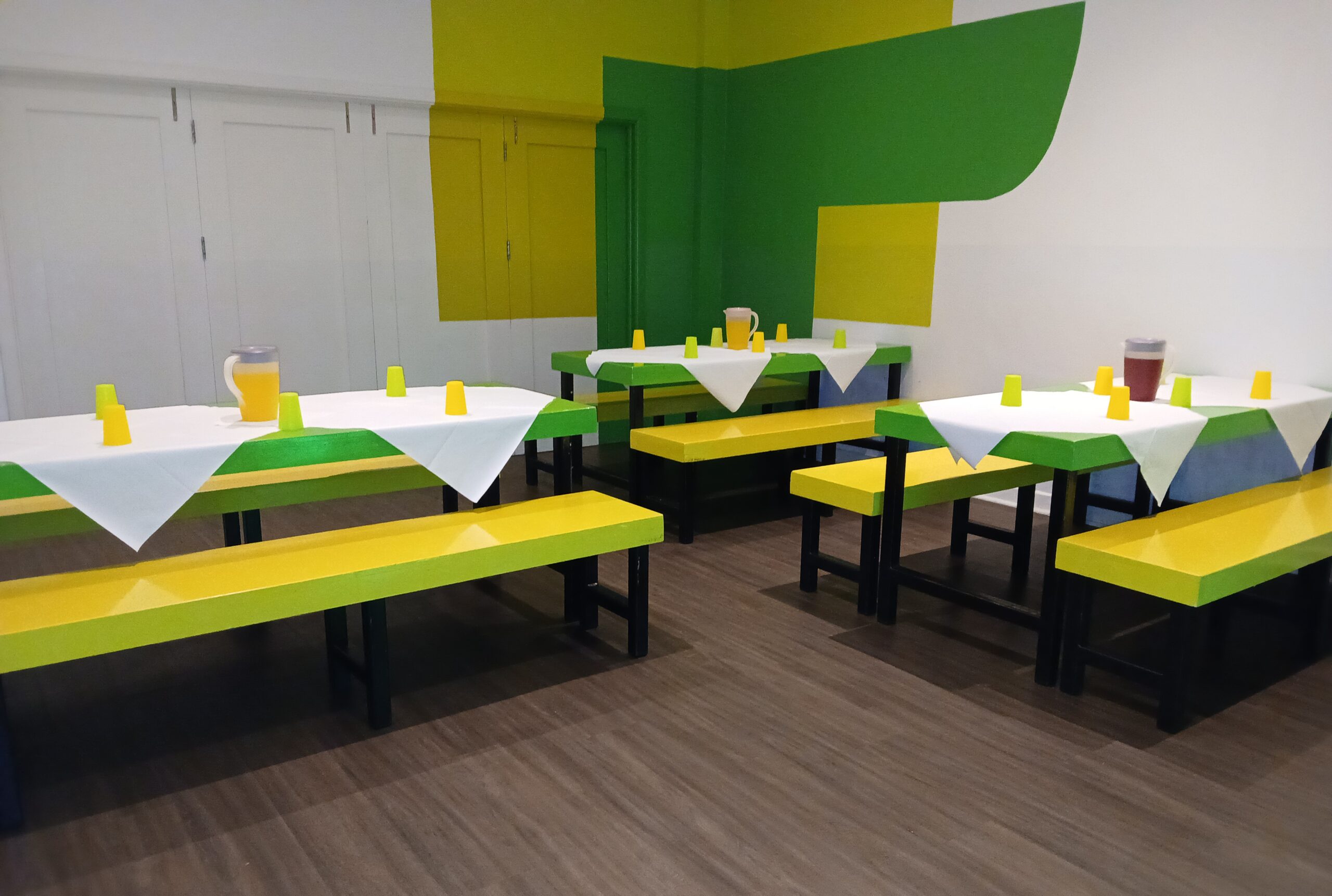 A private party room at Bounce n Beyond